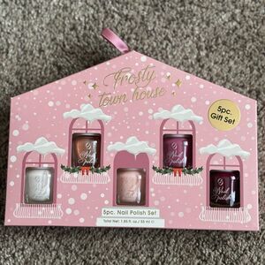 GLORDANO COLORS Frosty Town House 5 Pc. Nail Polish Gift Set 1.85 fl. oz.